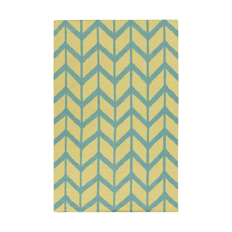 Irizarry Wool Chevron Indoor Rug, Rectangle 2' x 3'