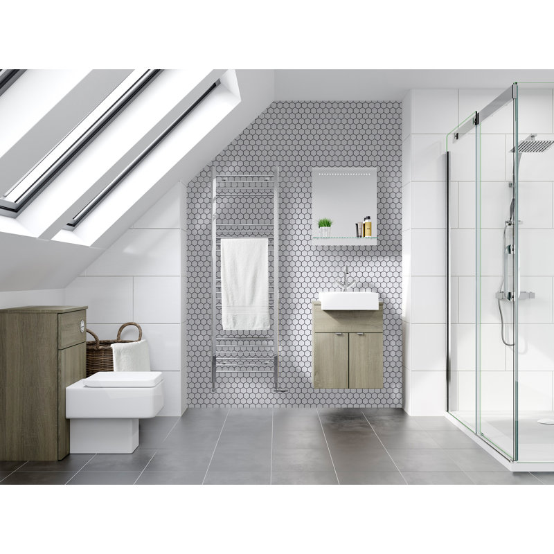 Savvy™ 11 In. X 12 In. Glossy Porcelain Floor And Wall Tile (14.05 Sq. Ft./Case), White