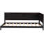 Lit de jour simple, conception Mid-Century avec accoudoirs et accoudoirs en bois-547301127-547301128