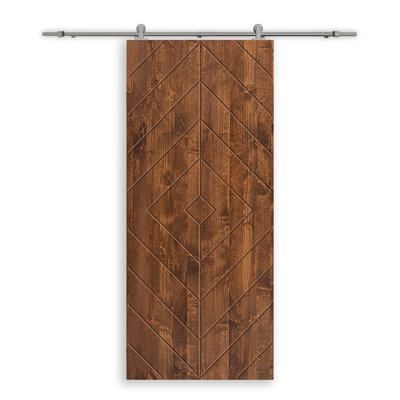 Manufactured Wood Barn Door with Installation Hardware Kit