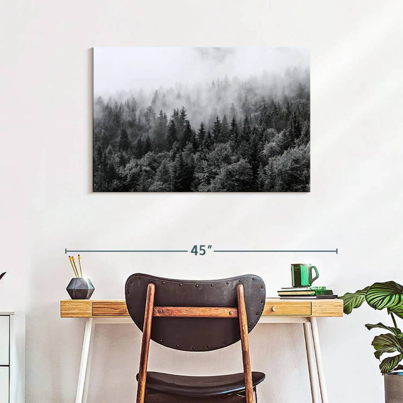 Forêt de pins brumeux Alvord, H 24 po x l 36 po