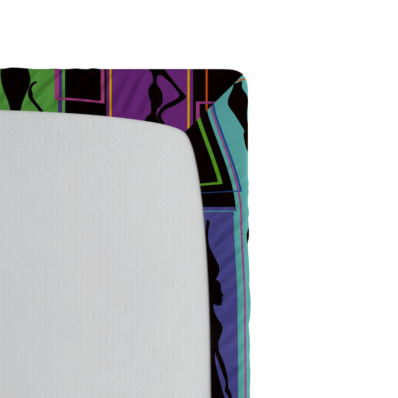Multicolore ensemble de 2 vases sur tête Ambesonne, Ensemble literie pour lit simple