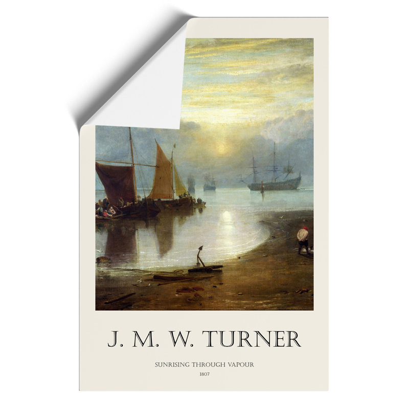 Sun Rising Through Vapour 1 Piece Wall Art, 42cm H x 30cm W x 0.1cm D