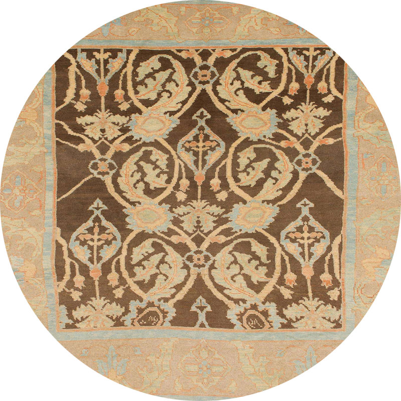 Aarin Abstract Indoor Rug, Round 3'