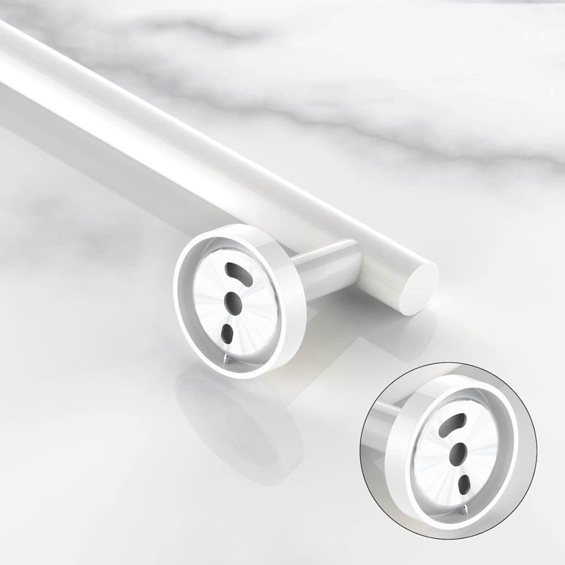 40cm Wall Mounted Required Towel Bar, White