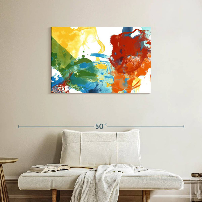Avery Primary Abstract II, 24" H x 36" W