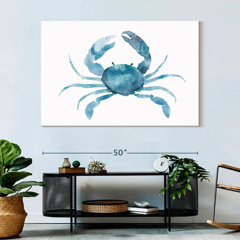 Brampt Marine Blue Crab, 34" H x 51" W