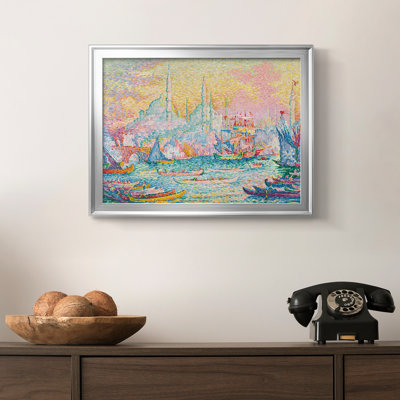 The Golden Horn, Constantinople-Paul Signac-Framed Gallery Wrapped Canvas-1907