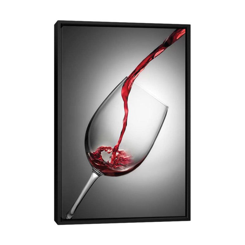 " Copa Grana " by Jesús M. García, 26" H x 18" W x 1.5" D, Black Framed Canvas