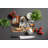 Shar Pei Fall Kitchen Pumpkins Glass Cutting Board Large