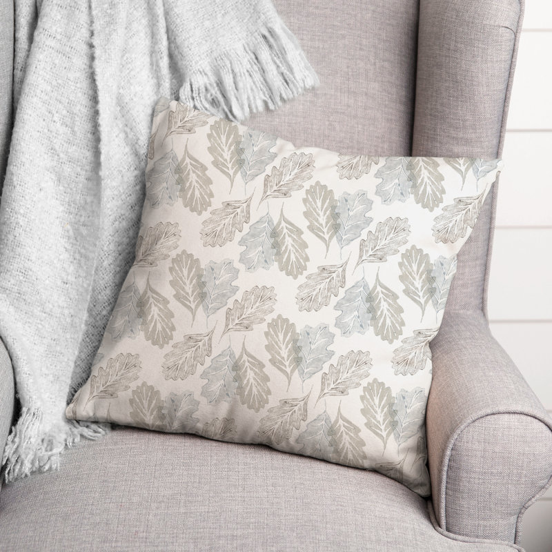 Floral Reversible Throw Pillow