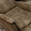 Fauteuil inclinable et oscillant Global Home avec appui-tête et repose-pieds réglables manuellement
