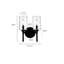 Meuble-lavabo 2 lumières avec biseau transparent Millennium Lighting Chastine-742547256