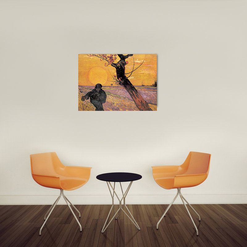 Vincent Van Gogh - No Frame Print on Wood, 72cm H x 100cm W x 1.8cm D