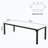 Modern Computer Desk with Dual Workspace