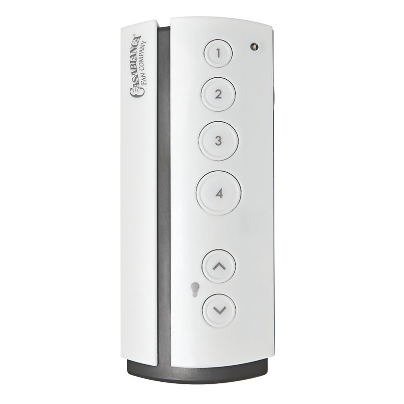 White Universal 4-Speed Ceiling Fan Remote Control