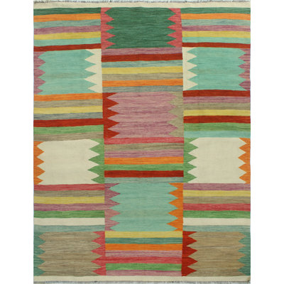 Modern Flatweave Pazira Ivory Rug