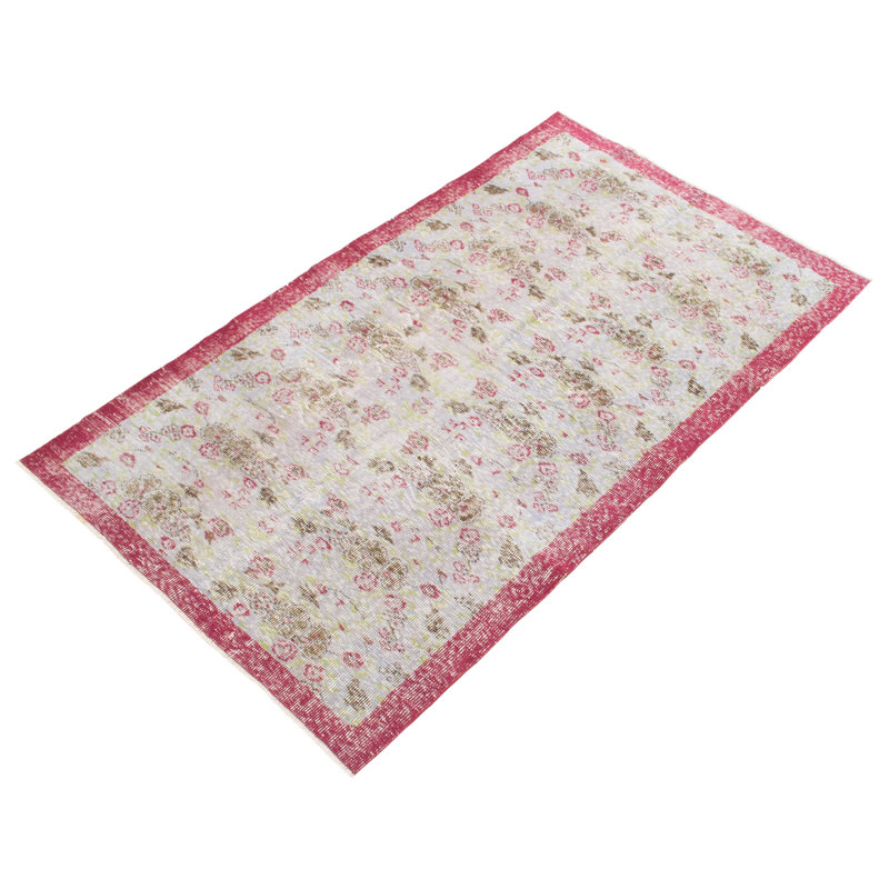 Tapis denim bleu clair 5 pi 4 po x 7 pi 3 po