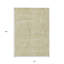 Tapis extérieur lavable rayé beige et brun clair 10 pi x 14 pi