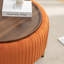 Miajah Upholstered Round Storage Ottoman-425328111