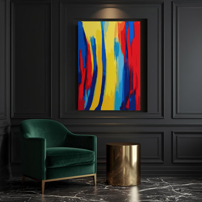 Art abstrait sur toile abstrait