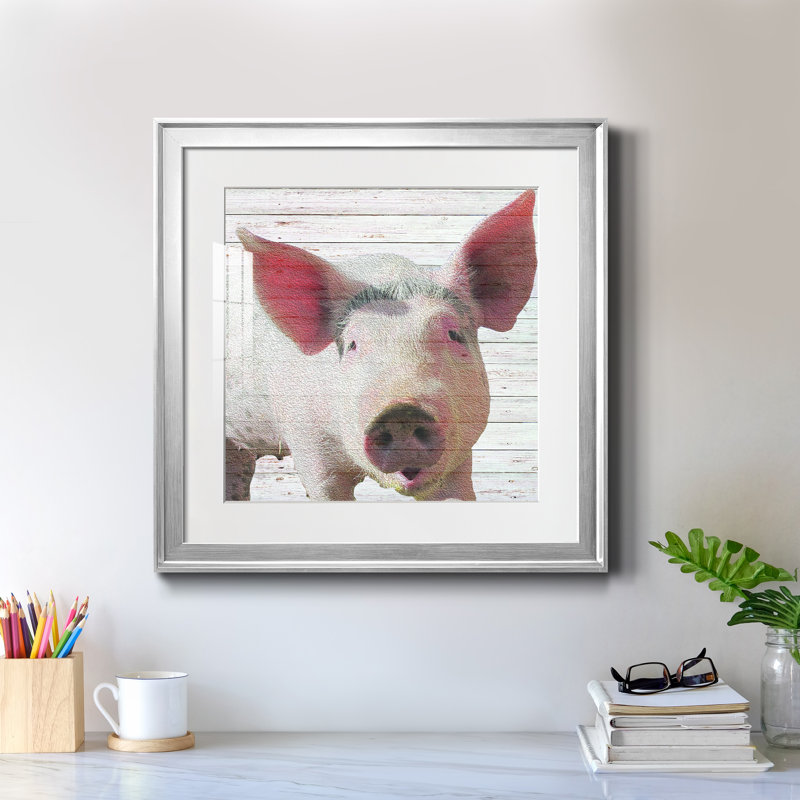 Boho Greenery III - impression encadrée, H 22,5 po x l 22,5 po x P 1,5 po, Encadrement argenté