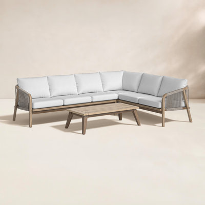 Bowery 5-Person Acacia Patio Seating Group