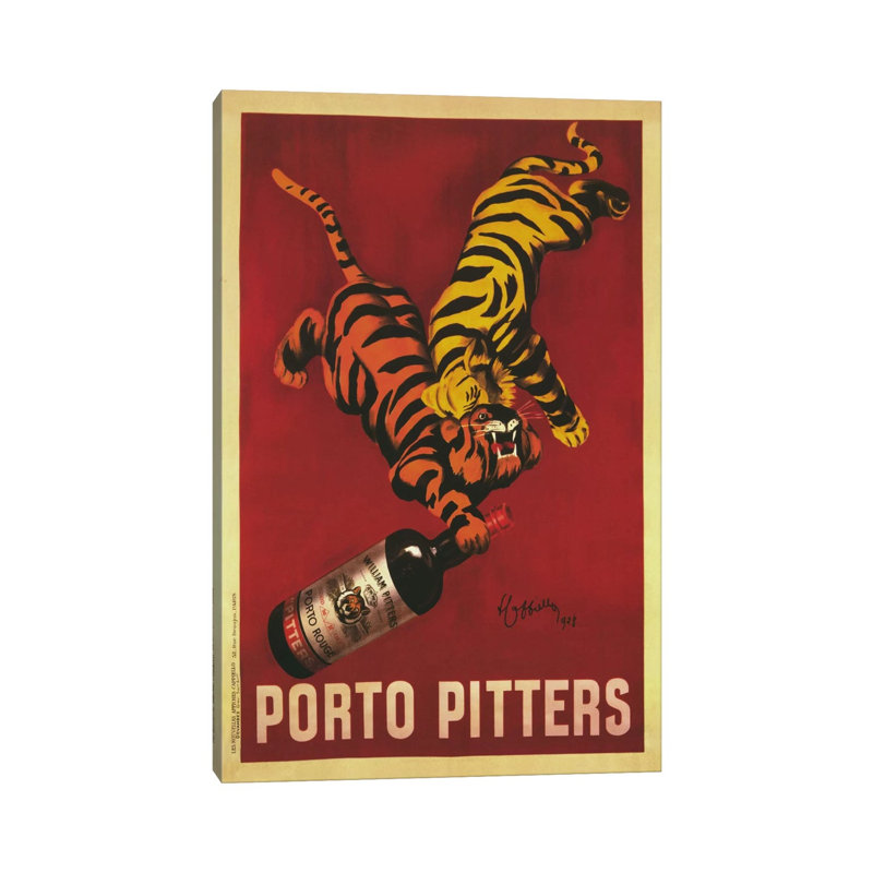Porto Pitters (Vintage) by Leonetto Cappiello - Wrapped Canvas Painting, 20.32 cm H x 30.48 cm W