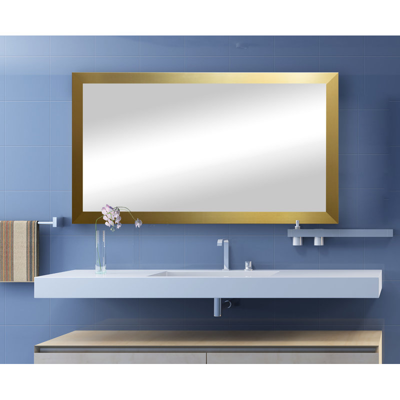 Miroir Coles en or, 38,5 po x 71,5 po