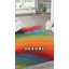 Tapis à motif abstrait en laine touffeté à la main Sinderen-24178480