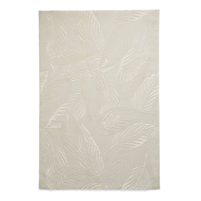 Atward area rug Machine Woven Rectangle Cream