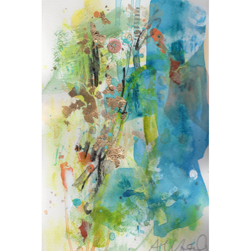 Tamriel Glory Abstracts II by Allison Ford - Wrapped Canvas Print, 46 cm H x 30 cm W