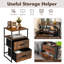 Freeville 45cm W Bedside Table