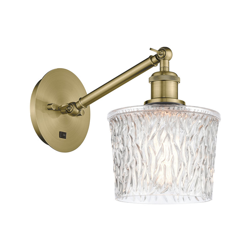 Shauna Armed Sconce, Antique Brass, No Bulb Included