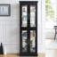 Vitrine avec portes en verre trempé