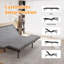 Structure de lit simple TG réglable avec télécommande sans fil et massage, inclinaison de la tête et du pied, ports USB et de type C des deux côtés, gravité zéro, éclairage sous le lit, assemblage facile en 5 minutes-1880082732