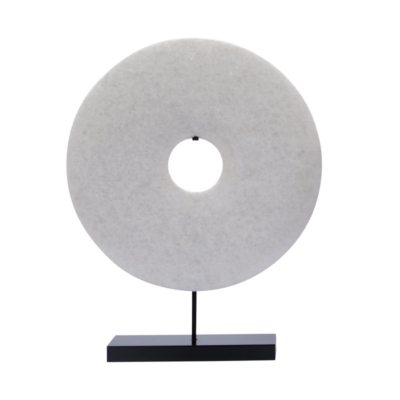 Abstract Figurines & Sculptures, 16" H x 12" W x 4" D, Off White