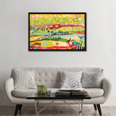 «Abstract Bohemian» par Karen Fields - reproduction d'art sur toile tendue