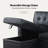 Ashwath Sleeper Sectional Sofa with Reversible Storage Chaise Black Vegan Leather 84 Inches-85110512