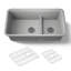 Cairn Smart Divide 33-1/2" Undermount Kitchen Sink-1067917678
