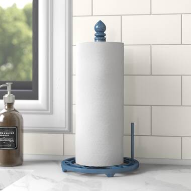 Three Posts™ Iron Free-standing Paper Towel Holder & Reviews