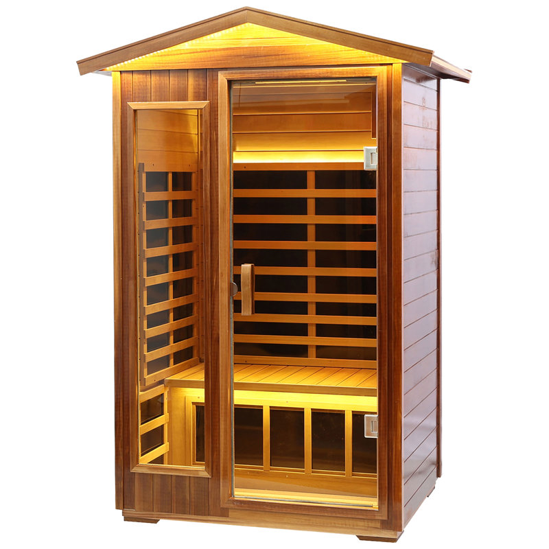 Sauna extérieur pour deux personnes à infrarouge lointain