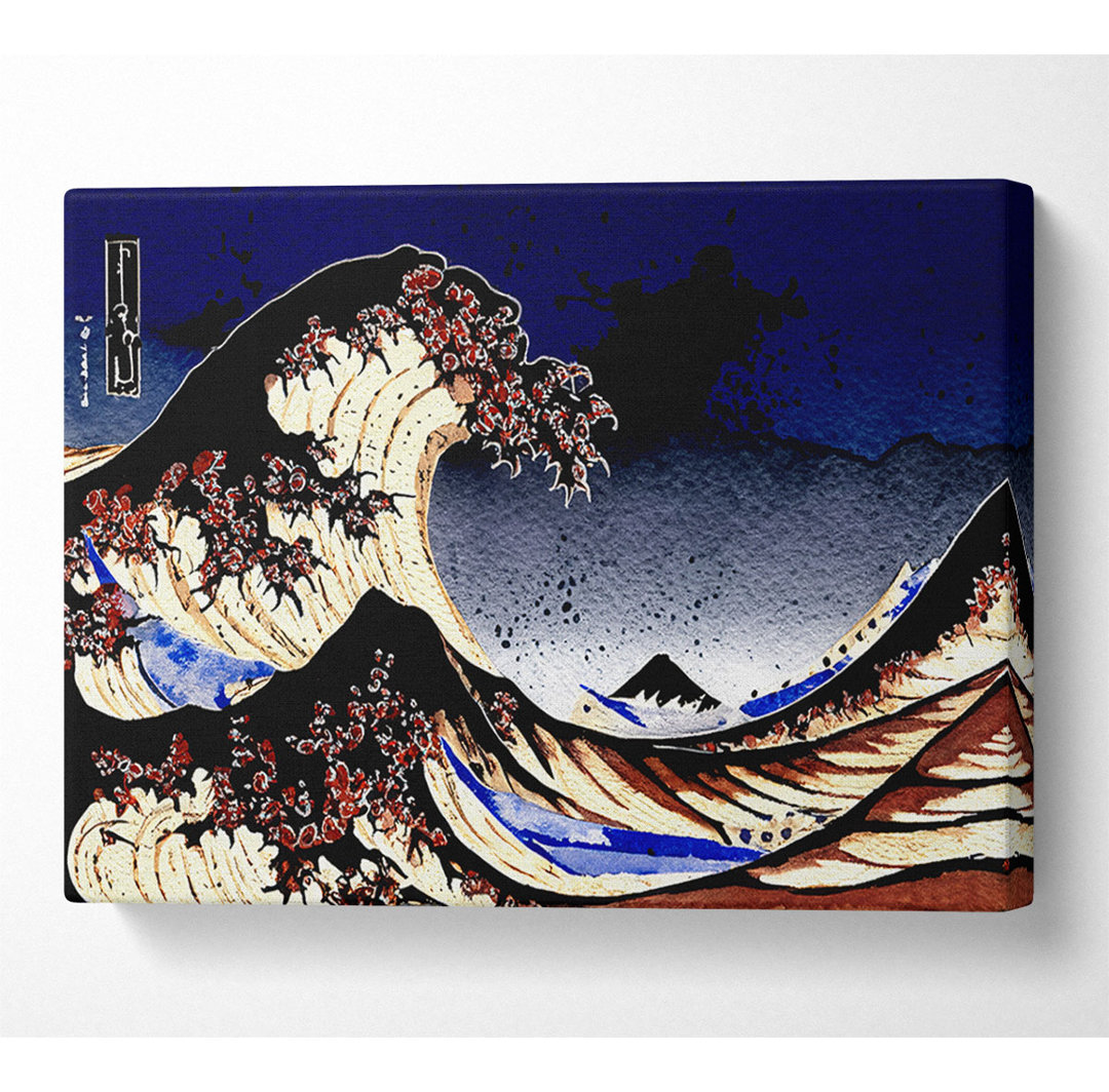 Hokusai die Welle - Kunstdrucke auf Leinwand