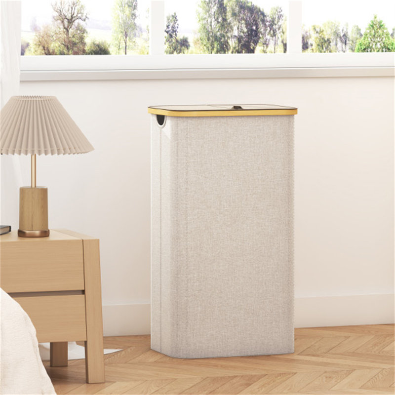 Bhargava Fabric Laundry Hamper with Handles