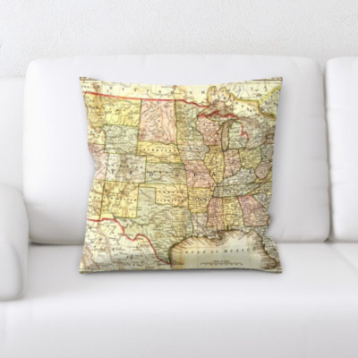 Coussin décoratif map Alemany