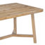 Ensemble de salle à manger 6 pièces de style maison de campagne rétro, table rectangulaire et 4 chaises rembourrées avec rotin et banc pour la salle à manger et la cuisine