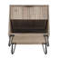 Table de chevet en gris rustique-26692521