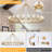Mccormick 24-Light-Wagon Wheel Chandelier, Farmhouse Wagon Wheel Chandeliers For Dining Room, Round Chandelier For Living Room, Foyer, Entryway-499969895-499969891-499969896