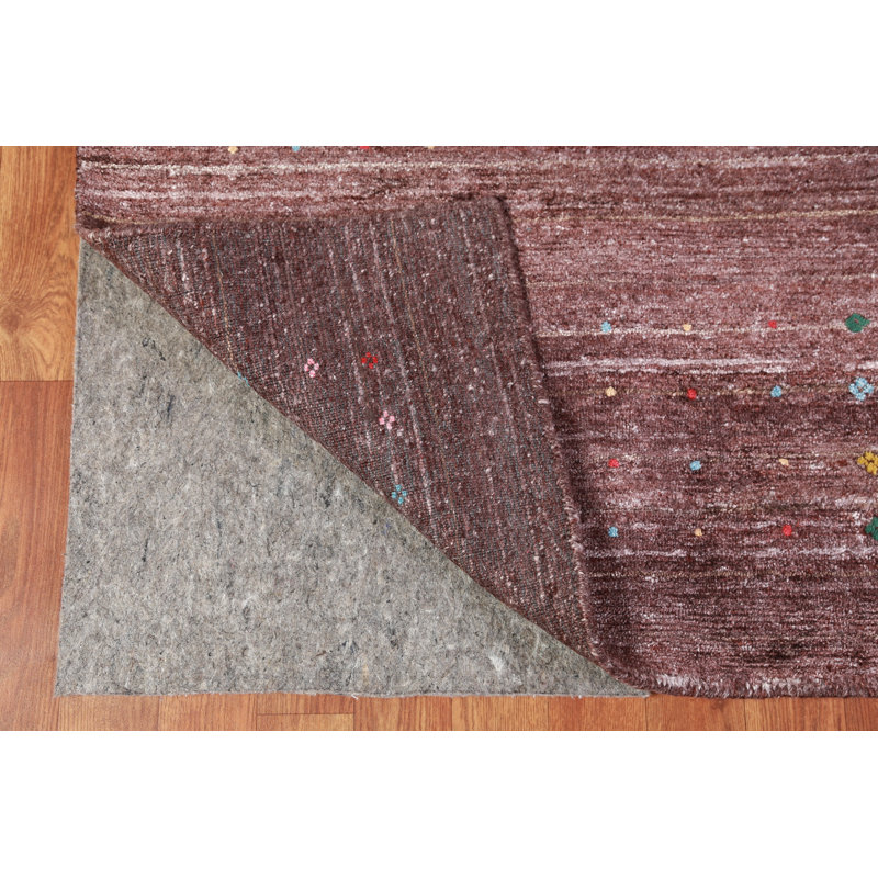 Tapis oriental en soie fabriqué à la main Gabbeh 8 x 10