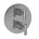 Muncy 1/2" Round Thermostatic Trim Plate With Handle
